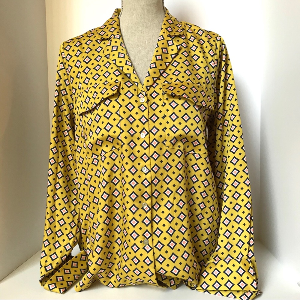 Forever21 print blouse